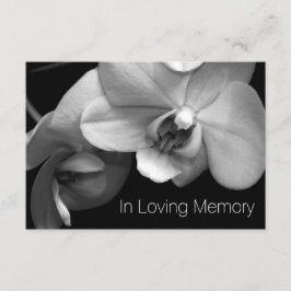 Convite Orquídea no amor à memória 1 Celebração da vida