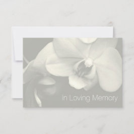 Convite Orquídea no amor à memória 6 Celebração da vida