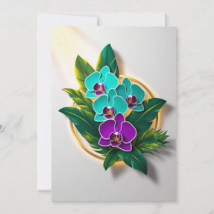 Convite Orquídea Noites no Jardim Botânico de Nova York