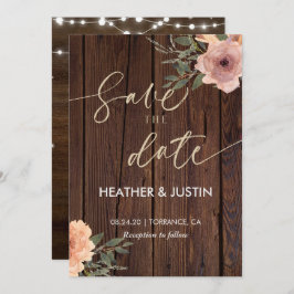 Convite Ortografia Rústica Orçamentária String Luzes & Cas