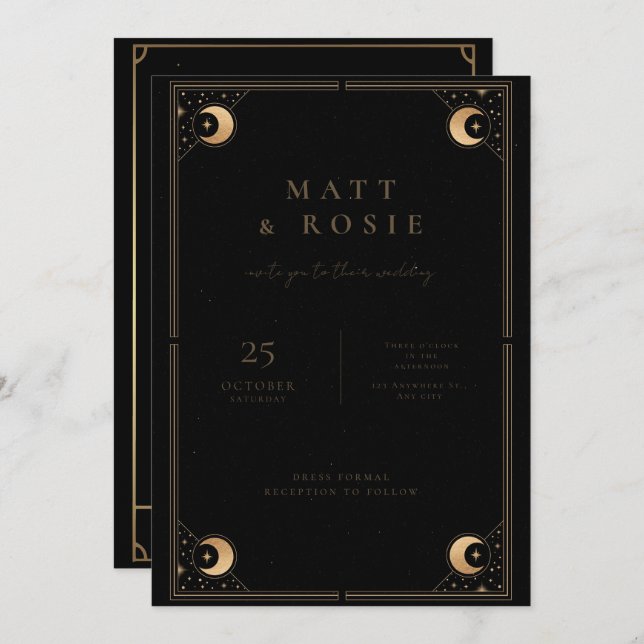 Convite Os Amantes Convidam, Tarot Weditation (Frente/Verso)