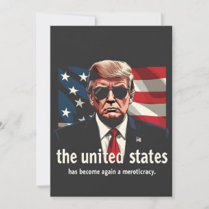 Convite Os Estados Unidos Voltaram a Ser uma Meritocracia
