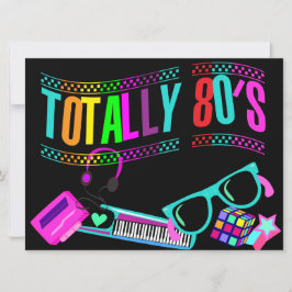 Convite Os Oitenta Incríveis Convidam