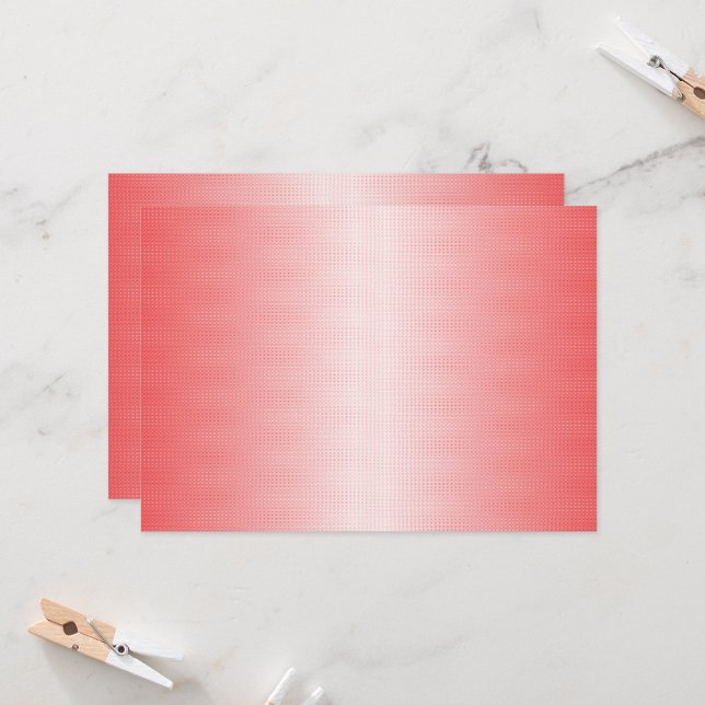 Convite Os pincéis vermelhos, laranja e cor-de-rosa se mis (Frente/Verso In Situ)