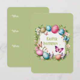 Convite Osterkranz: Frohe Ostern - 