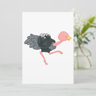 Convite Ostrich Running