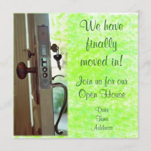 Convite ou anúncio do Housewarming