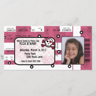 Convite ou cartões de agradecimentos do bilhete da