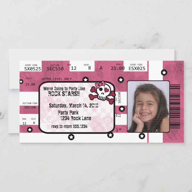 Convite ou cartões de agradecimentos do bilhete da (Frente)