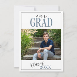 Convite Our Grad Graduation Party Invitation