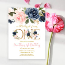 Our Little Baby Girl is turning ONE Invitation