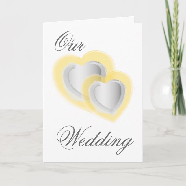 Convite Our Wedding - Customized - Customized (Frente)