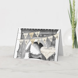 Convite OUR WEDDING Vintage French Bunting Card or Invite