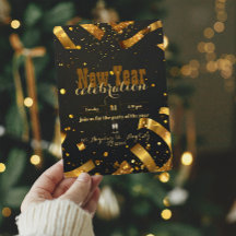 Ouro Confetti Glitter Explosão Festiva Ano Novo