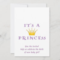 Ouro Coroa "É uma princesa" com fonte Mágica