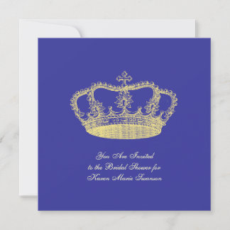 Convite Ouro Crowns