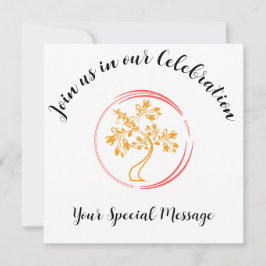 Convite Ouro da Fim do Tratamento