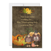 Ouro de Ação de Graças da Turquia primeiro anivers