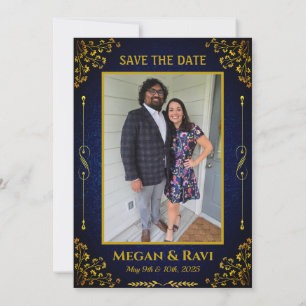 Convite Ouro De Logotipo Real Indiano Hindu Wedding Ganesh