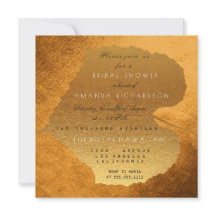 Ouro de outono de Glam deixa Chá de panela