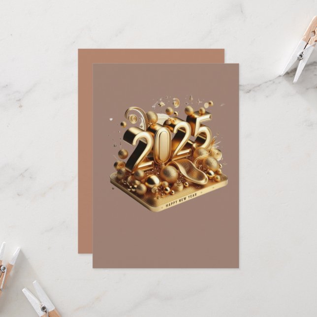 Convite Ouro de tipografia 2025 (Frente/Verso In Situ)