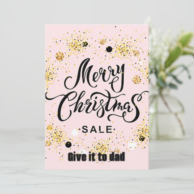 Convite Ouro, estrela sortuda, Feliz artístico negro Chris (Em pé/Frente)