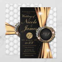 Ouro Preto & Branco Casamento Luxuoso ou Evento