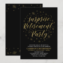 Ouro & Preto | Festa de Aposentadoria Surpresa Mod