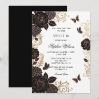 Ouro Preto Floral Borboleta Doce 16