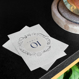 Convite Out to space Birthday Party Table Flat card