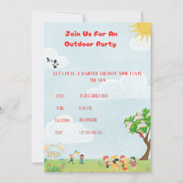 Convite Outdoor Invitation 