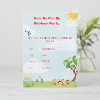 Convite Outdoor Invitation 