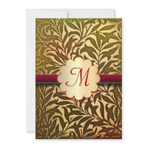 outono cores elegantes monogramas de casamento