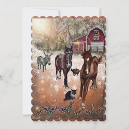 Convite outono na fazenda