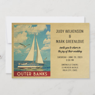 Convite Outter Banks Invitation Sailboat