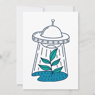 Convite OVNI de aliens