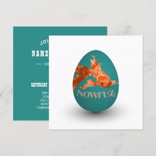 Convite ovo pintado de peixe-dourado da atualidade