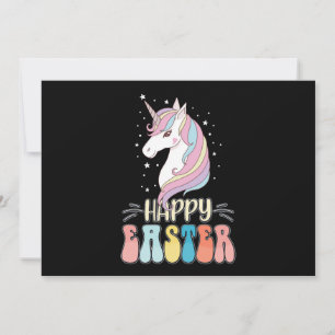 Convite Ovos de coelho coelho felz pascoa da Unicorn