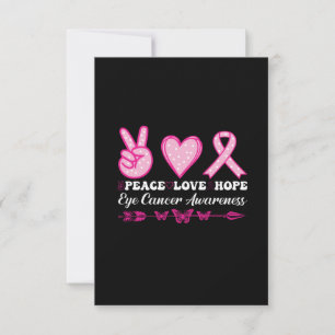 Convite paciência amor esperança olhal cancer