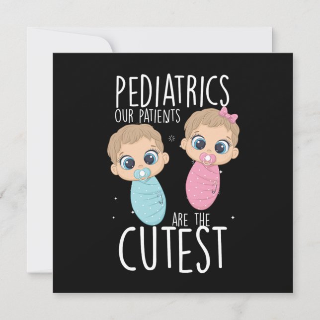 Convite Pacientes Pediatria Crianças Presente Médico (Frente)