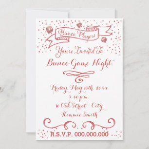 Convite Pacote Bunco - Fita e Disco