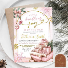 Pacote de Alegria Flocos de Neve Rosa Chuvinha de