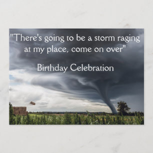 Convite Pacotes de feno lifing do furacão ou do tornado d