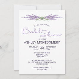 Convite Pacotes do ventilador da Lavanda do chá de panela