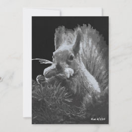 Convite Paddy Cake, Esquilo