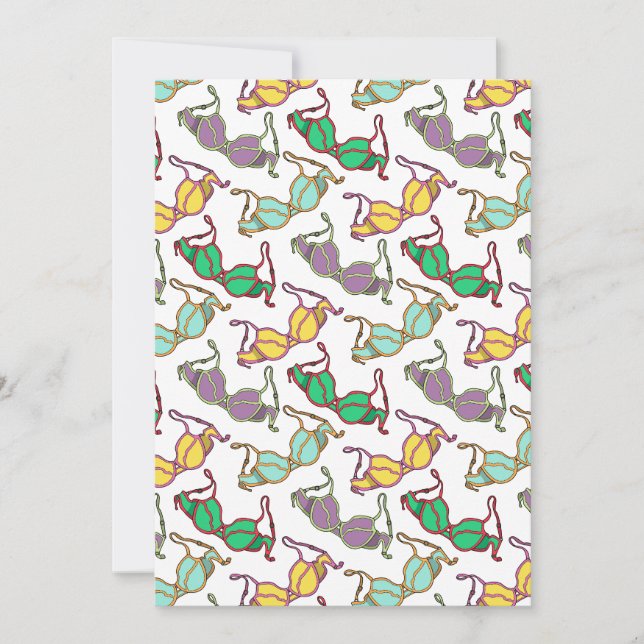 Convite Padrão Bra Multicolor (Frente)