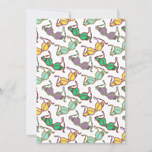 Convite Padrão Bra Multicolor