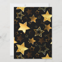 Padrão contínuo com Estrelas Douradas