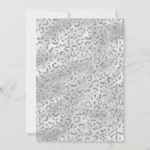 Convite Padrão de Impressão da Pele do Leopard da Chita 