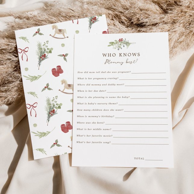 Convite Padrão de Natal Que Conhece A Melhor Placa De Jogo (Criador carregado)